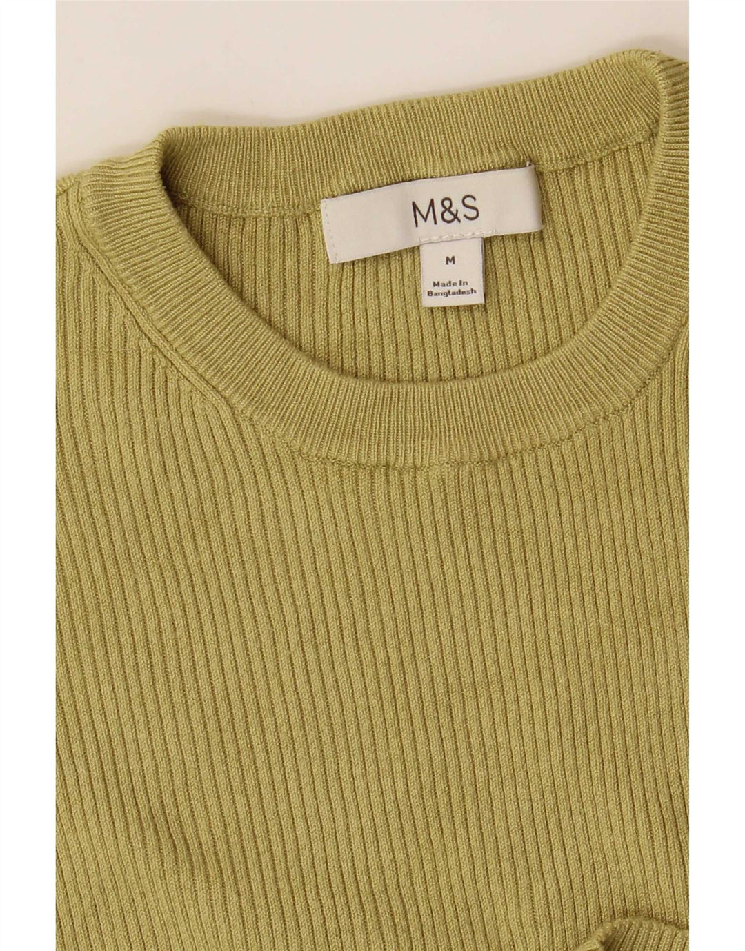 Marks & Spencer Haut à manches 3/4 pour femme UK 12 Kaki moyen