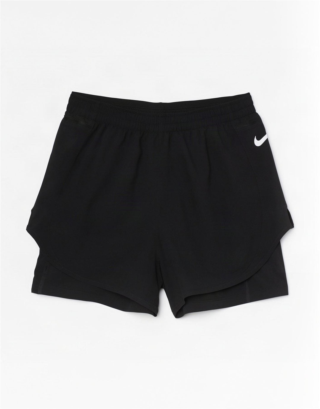 Nike Short de sport Dri Fit pour femme UK 12 Noir moyen Polyester