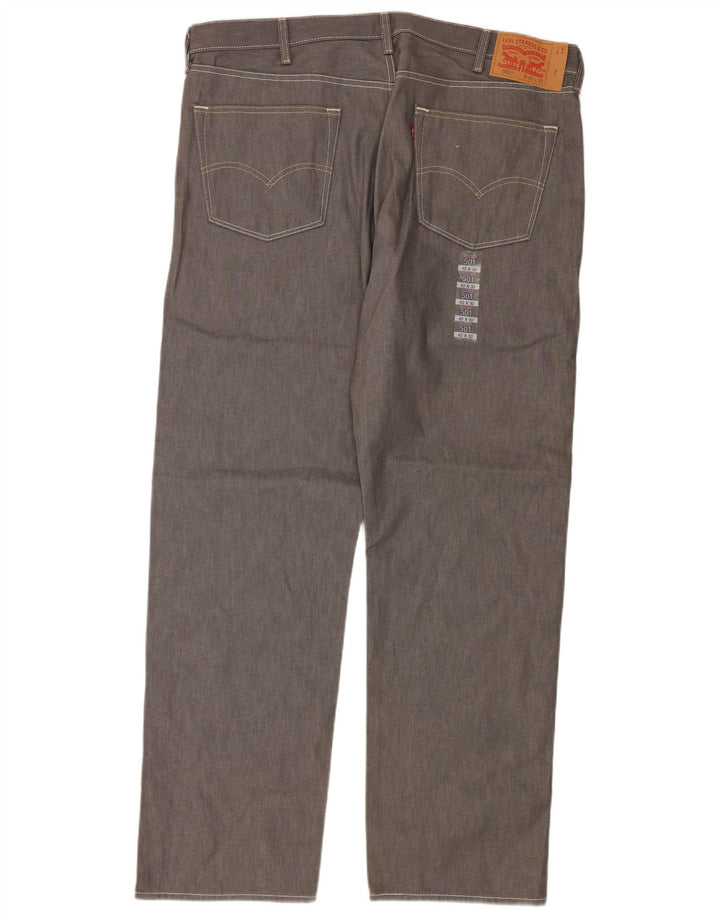 Levi's Jean Droit 501 Homme W42 L32 Gris Coton