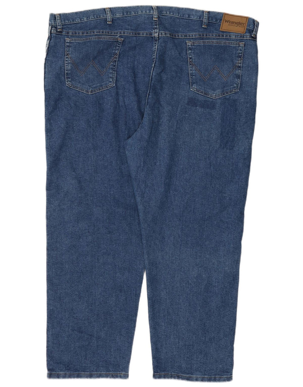 WRANGLER Jean droit homme W50 L28 bleu coton