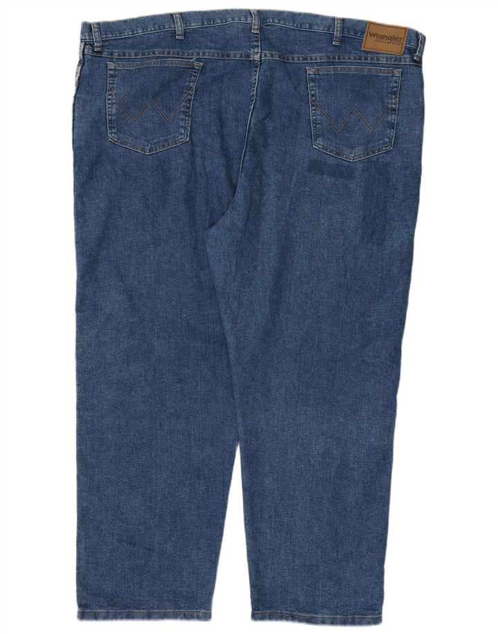 WRANGLER Jean droit homme W50 L28 bleu coton