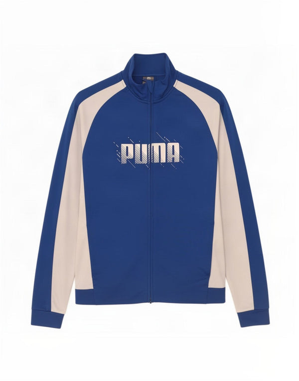 Puma Veste de Survêtement Graphique Garçon 15-16 ans Bleu Colorblock