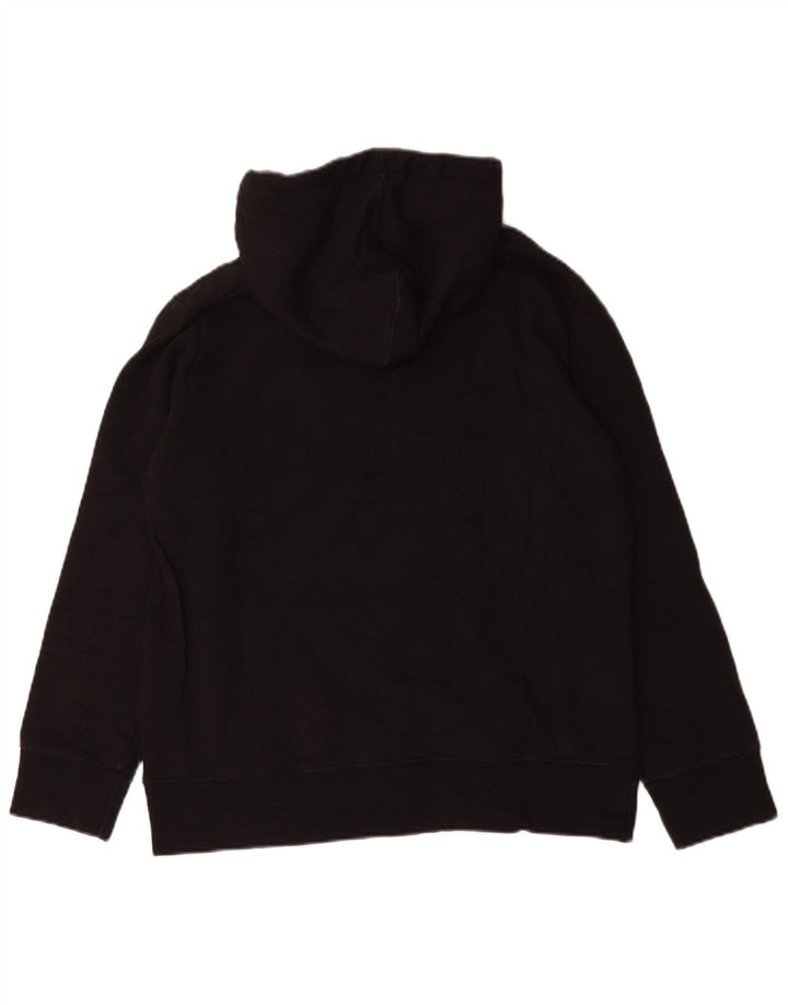 Converse Pull à Capuche Graphique Homme Noir Moyen Coton