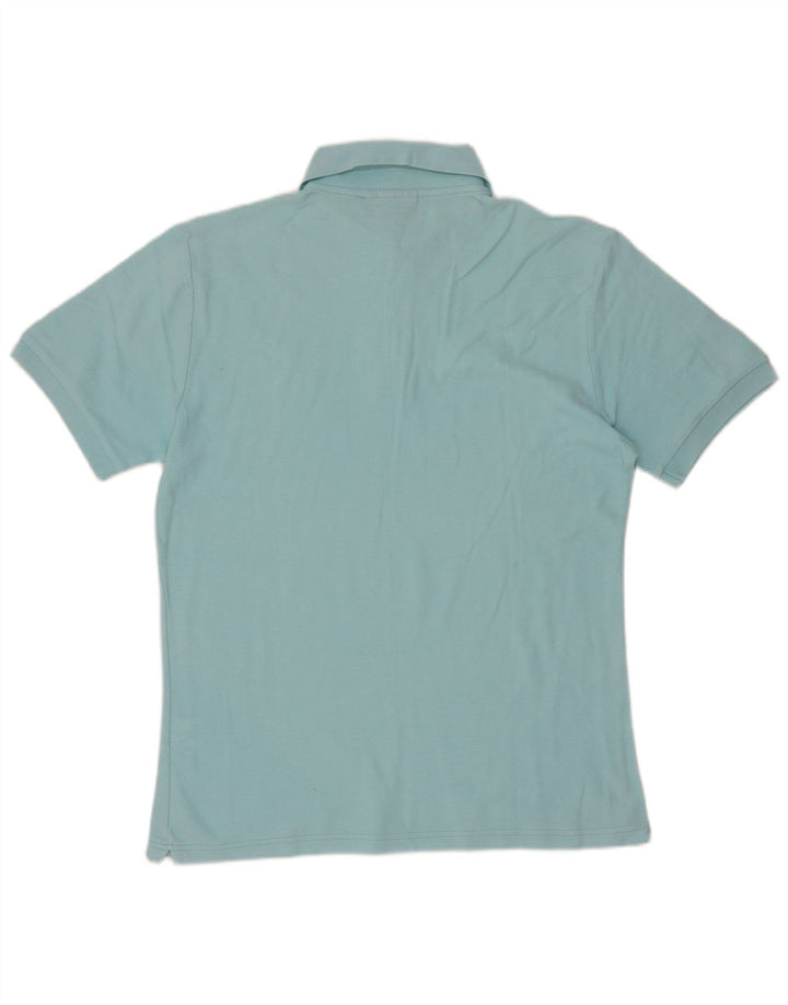 Diadora Polo Homme Bleu Moyen Coton