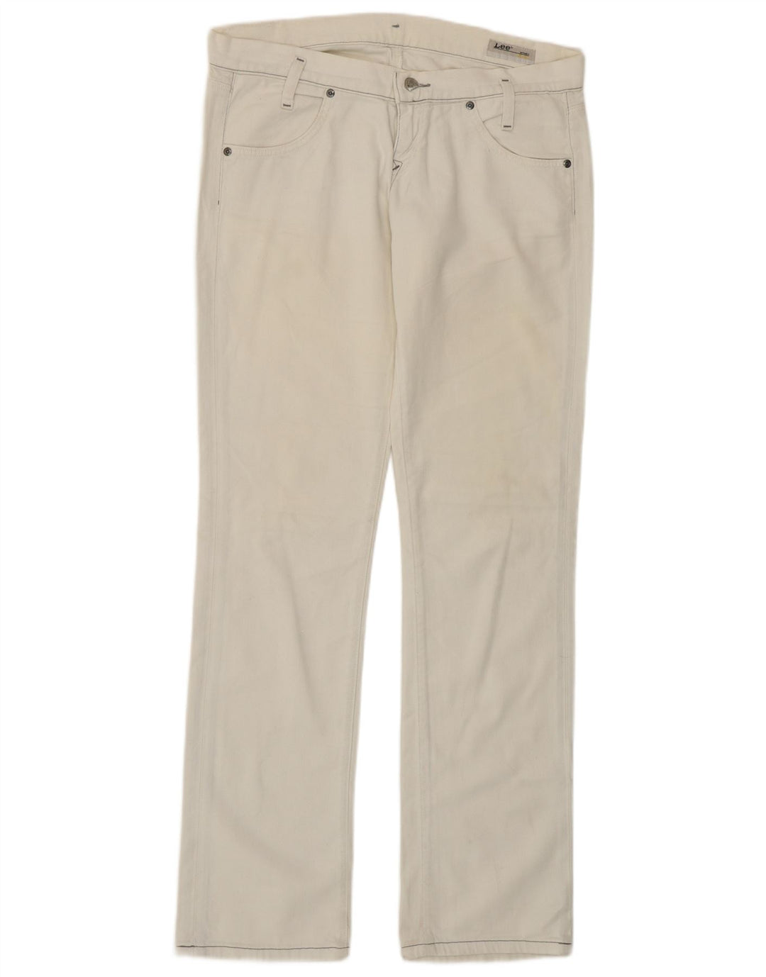 Lee Jean Slim Lynn Femme W29 L33 Coton Blanc