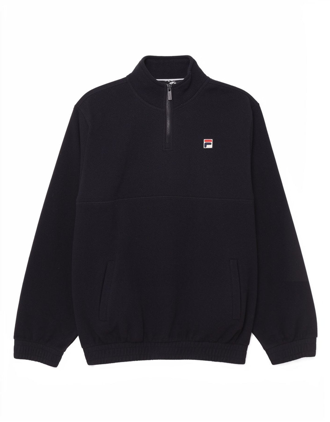 Fila Pull Polaire à Col Zippé Homme Bleu Marine Moyen
