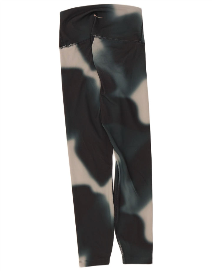 Nike Legging Dri Fit pour femme UK 10 Small Noir Tie Dye