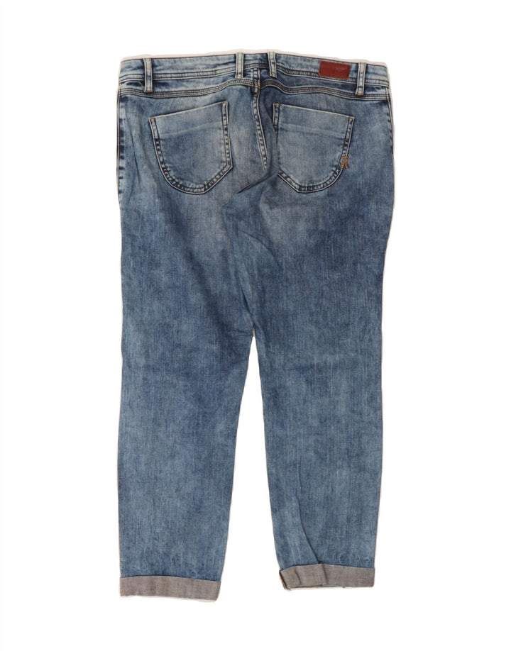 RIFLE Womens Cropped Jeans W30 L25 Blue Cotton Vintage Rifle and Second-Hand Rifle from Messina Hembry 