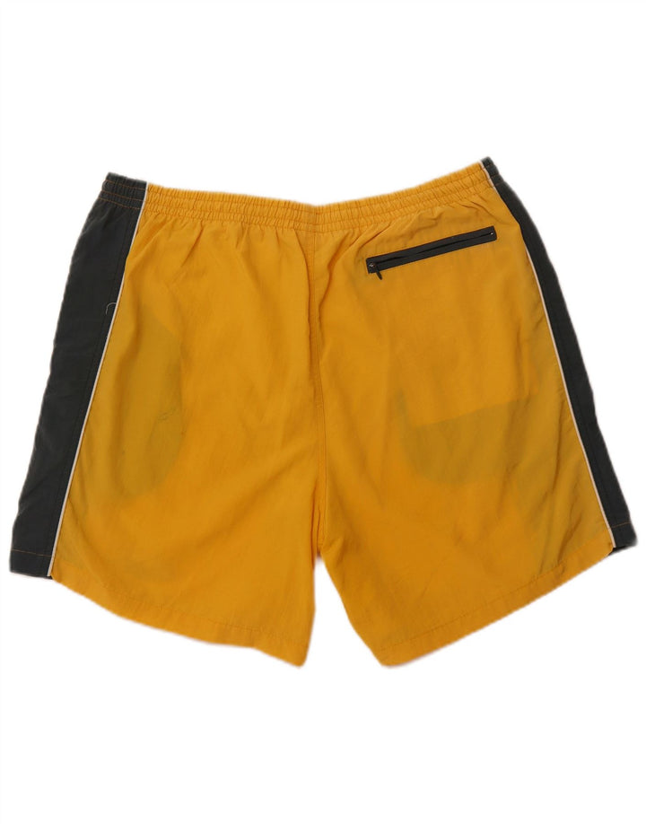 RUSSELL ATHLETIC Short de Bain Homme XL Nylon Colorblock Jaune