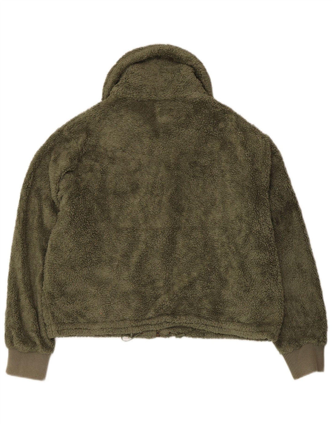 Billabong Veste polaire surdimensionnée pour femme UK 10 Small Vert Polyester