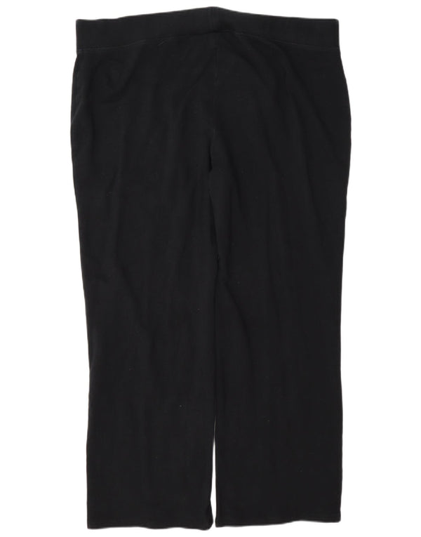 Marks & Spencer Pantalon décontracté coupe ample pour femme UK 22 3XL W42 L29 Noir