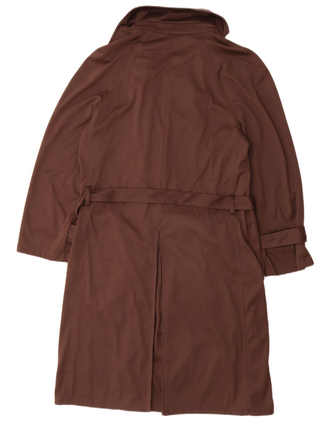 BENETTON Trench-Coat Femme UK 44 Polyester Marron Moyen