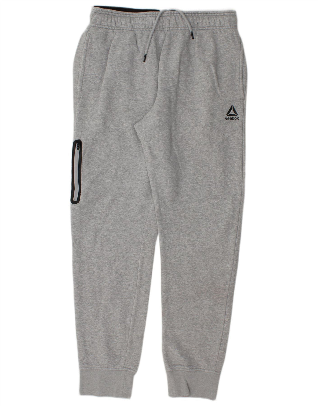REEBOK Mens Cargo Tracksuit Trousers Joggers Medium  Grey Cotton