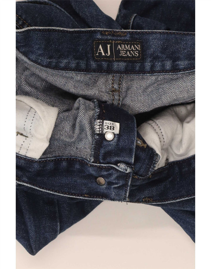 Armani Jean droit homme W38 L34 bleu marine coton
