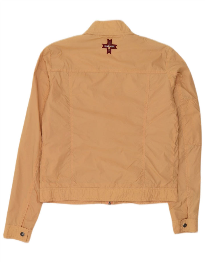 Zu Elements Veste Bomber Courte Femme UK 10 Petit Beige Polyamide