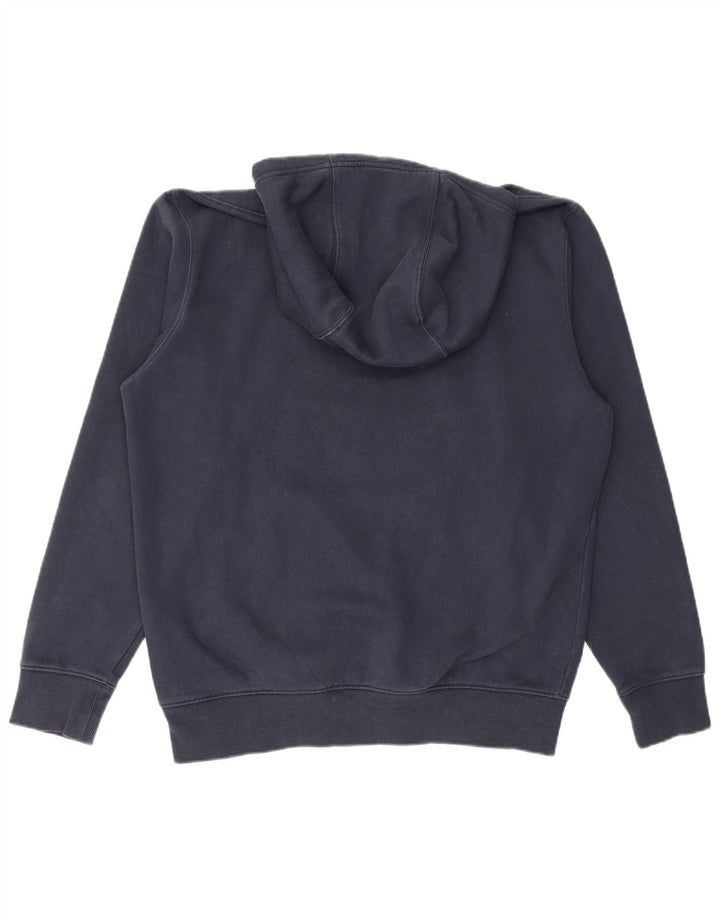 TOMMY HILFIGER Pull à capuche pour homme Large Bleu marine Coton