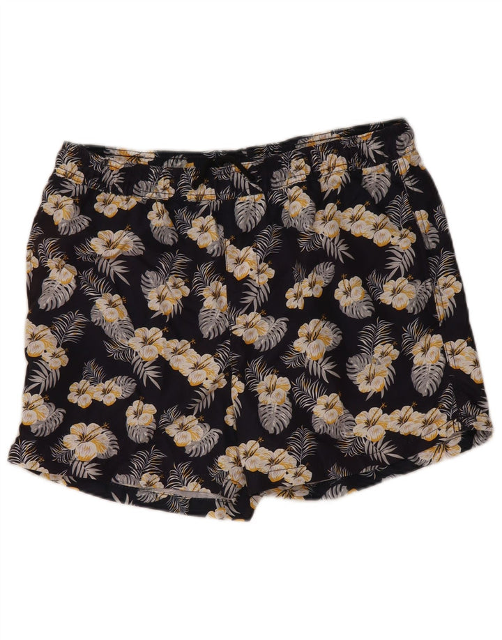 Jack & Jones Short de Bain Homme Bleu Marine Moyen Floral Polyester