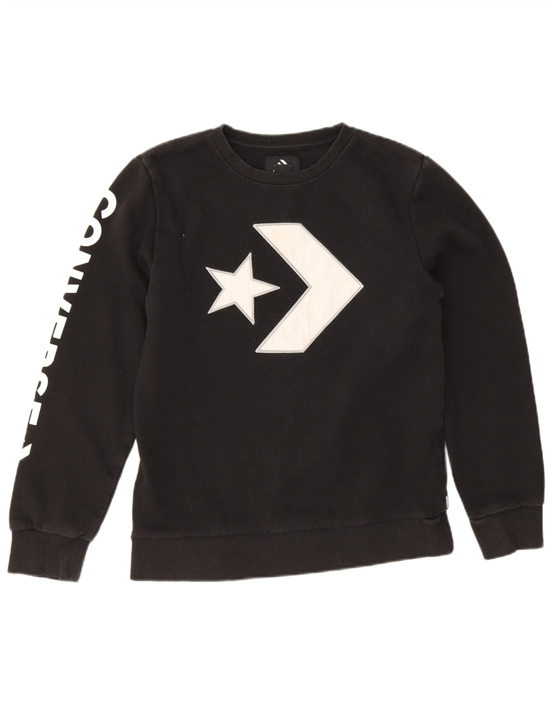 Converse Sweat-shirt graphique pour garçon 13-14 ans XL Noir