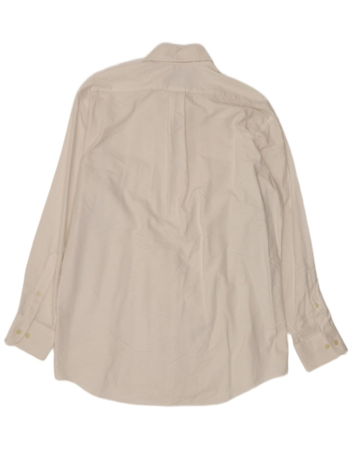 Chaps Chemise Homme Taille 15 1/2 Coton Blanc Moyen