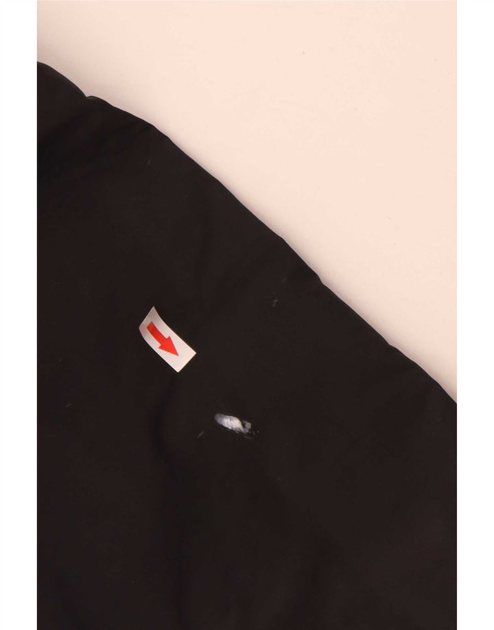 Fred Perry Veste matelassée à capuche pour homme UK 40 Large Noir Polyester