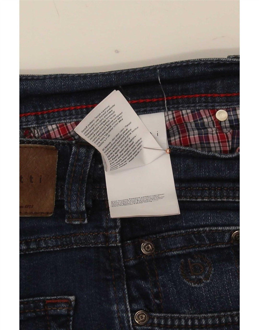 Bugatti Jean Droit Nevada W36 L32 Bleu Marine Coton Homme