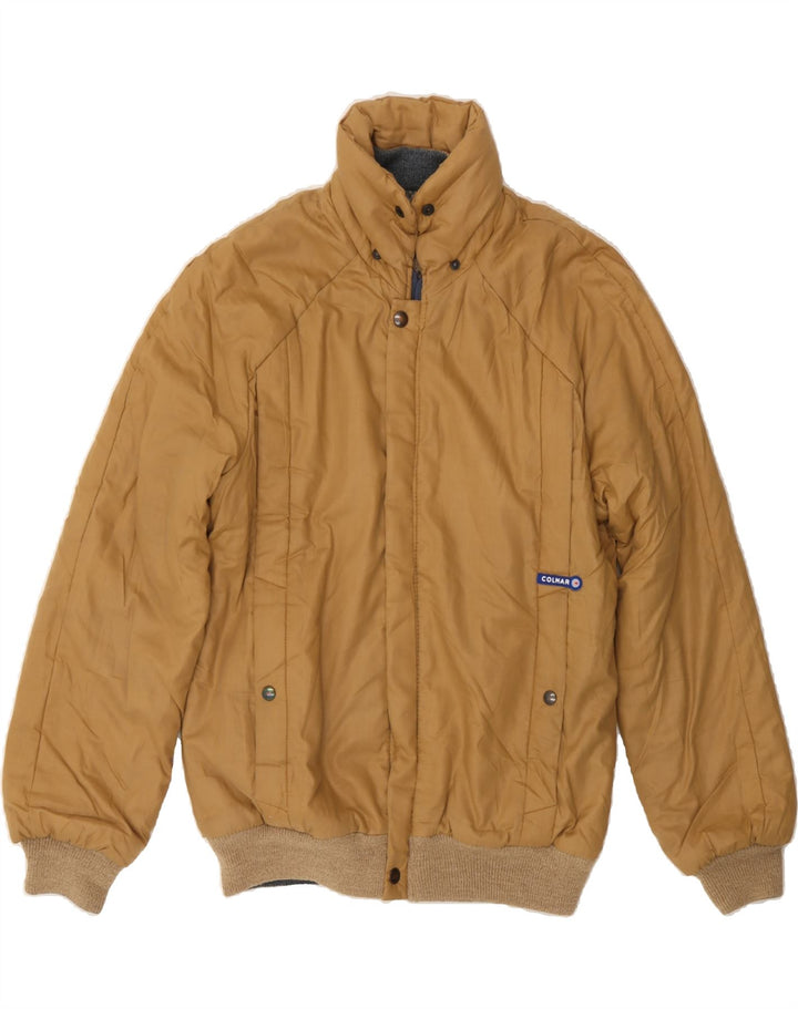 COLMAR Mens Padded Jacket UK 38 Medium Brown Vintage Colmar and Second-Hand Colmar from Messina Hembry 