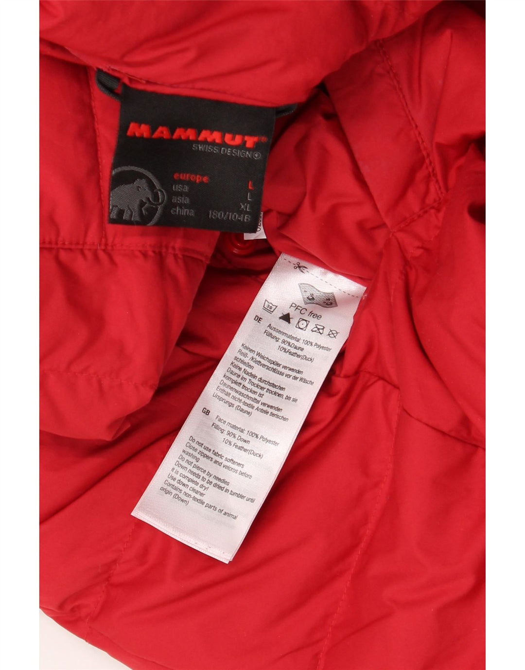 Mammut Veste matelassée réversible pour homme UK 40 Large Noir Polyester