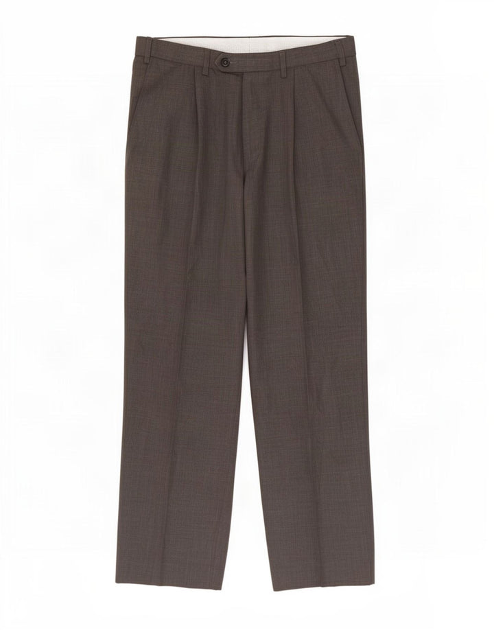 Marks & Spencer Pantalon de costume pour homme W32 L29 Gris Polyester