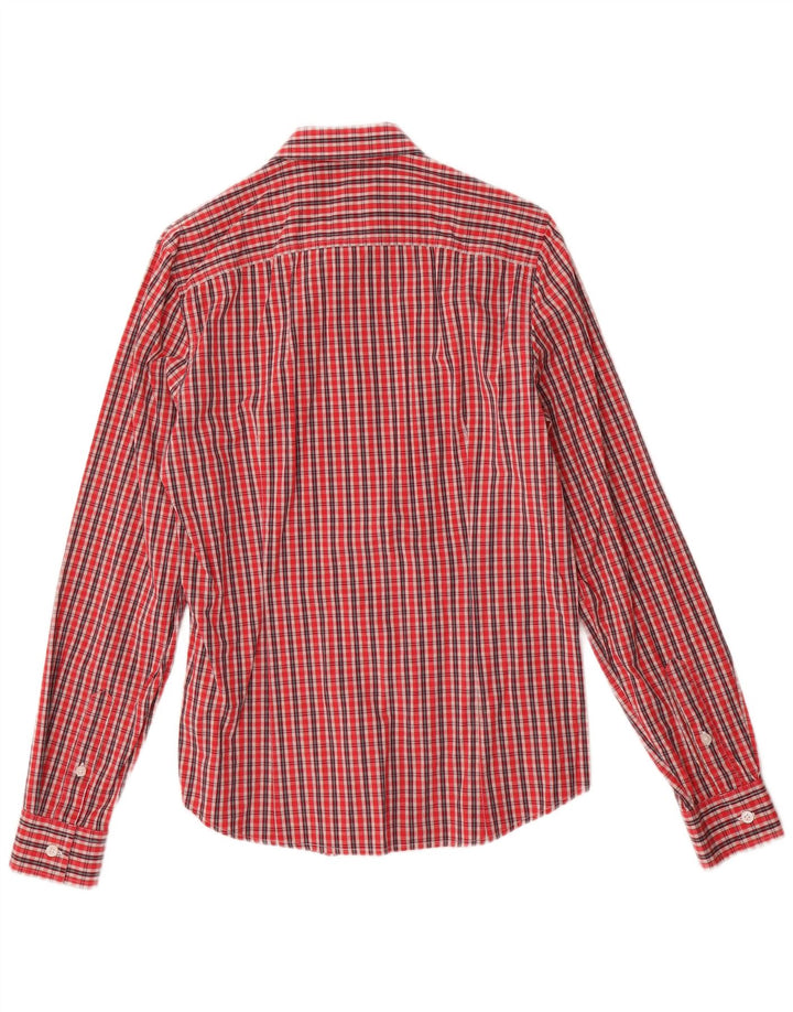 Calvin Klein Jeans Chemise Homme Coton à Carreaux Rouge Moyen