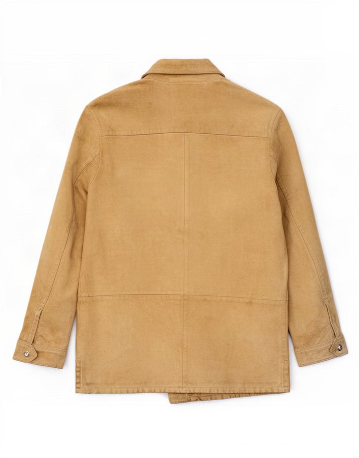 Martin Eden Veste En Daim Femme IT 42 Cuir Beige Moyen