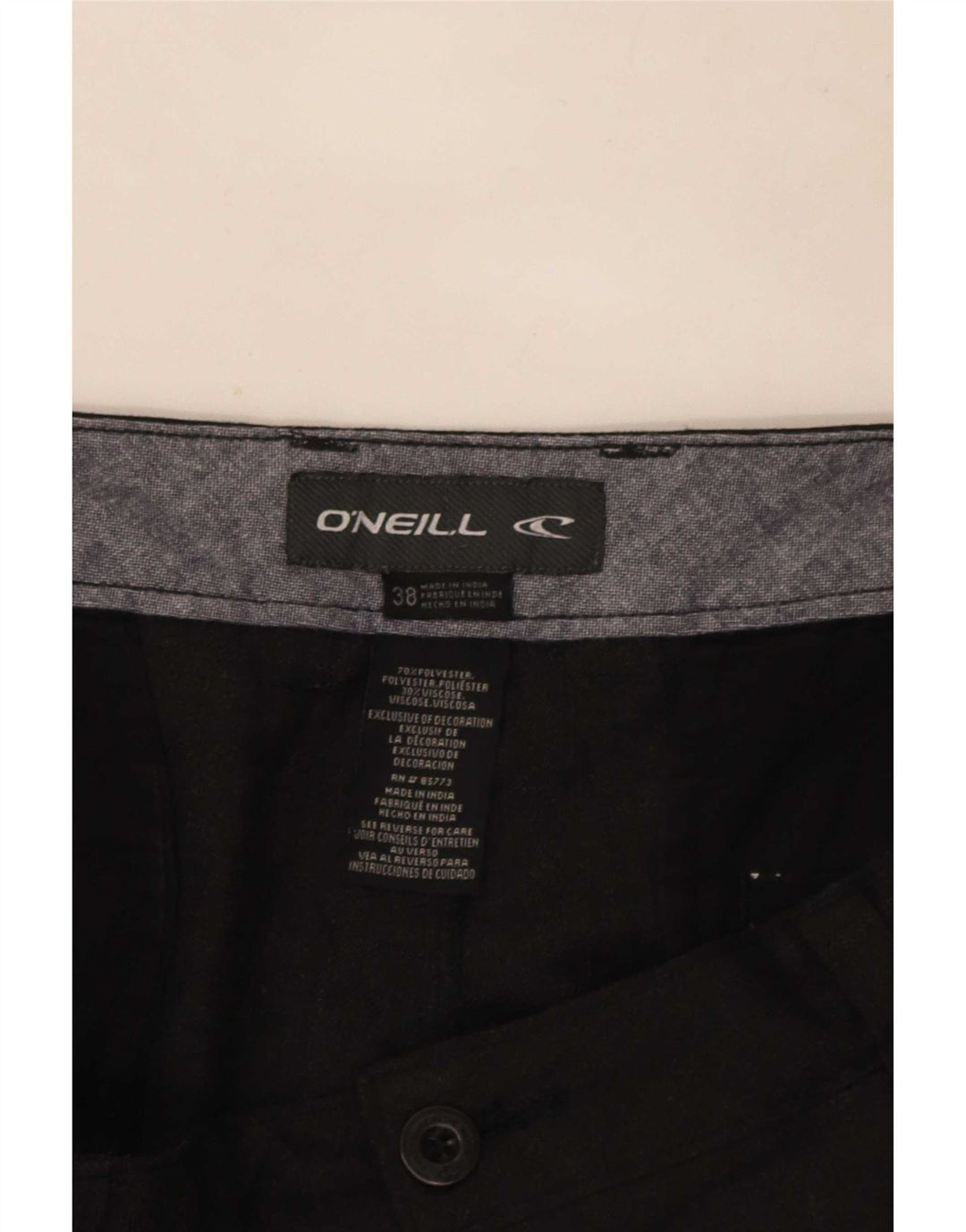 O'Neill Short Chino Homme W38 XL Gris Polyester