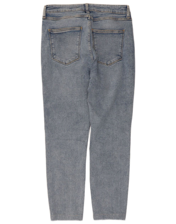 Zara Jean court pour femme EU 42 Large W32 L24 Bleu