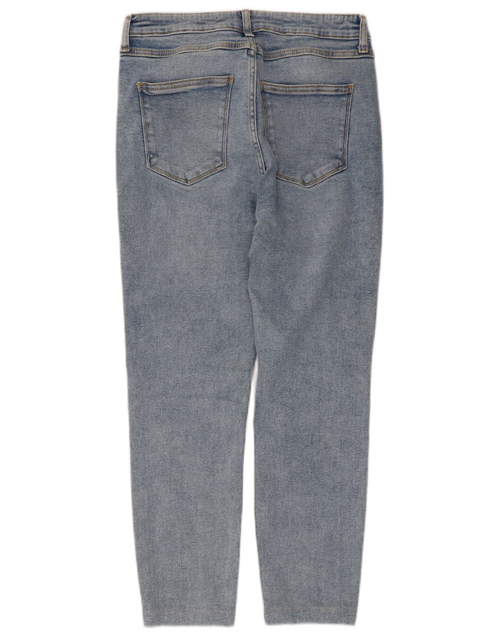Zara Jean court pour femme EU 42 Large W32 L24 Bleu
