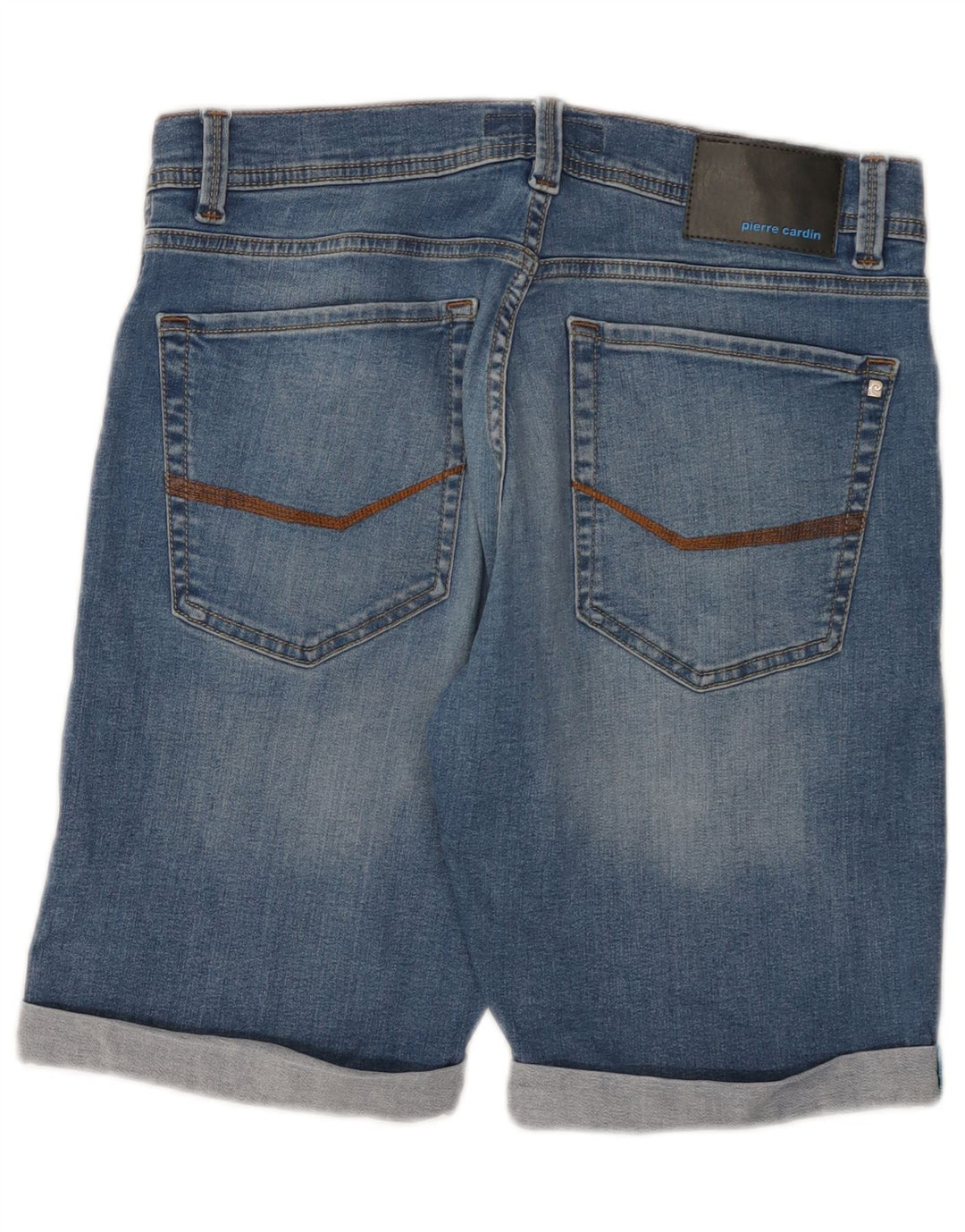 Pierre Cardin Short en jean pour homme W32 Bleu moyen