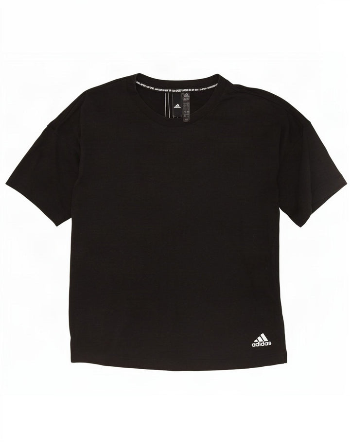 Adidas T-shirt surdimensionné pour femme UK 4/6 XS Gris Polyester