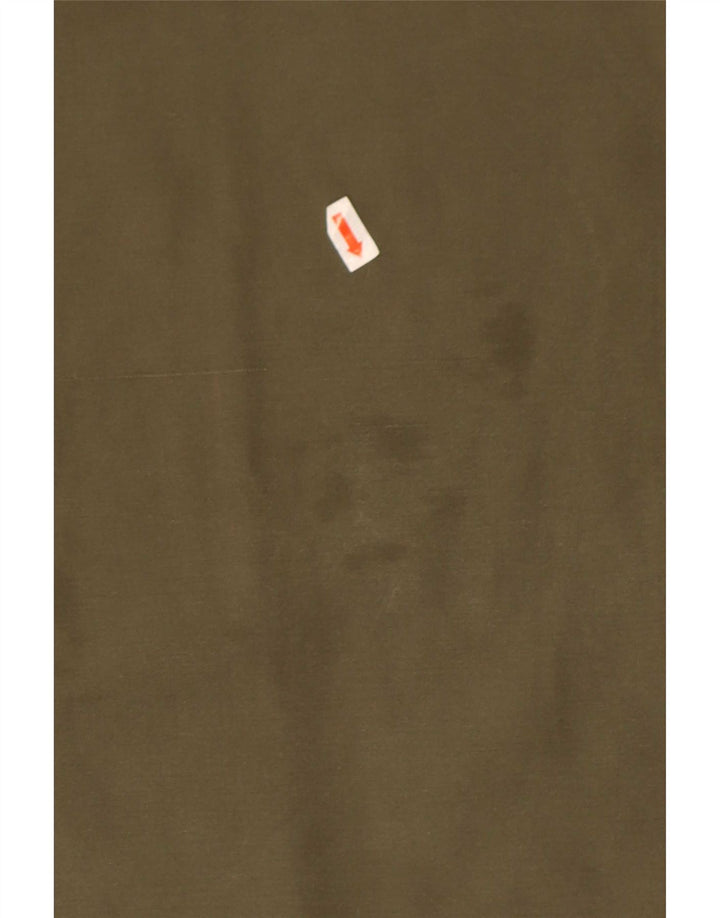 Chemise militaire vintage pour hommes kaki moyen