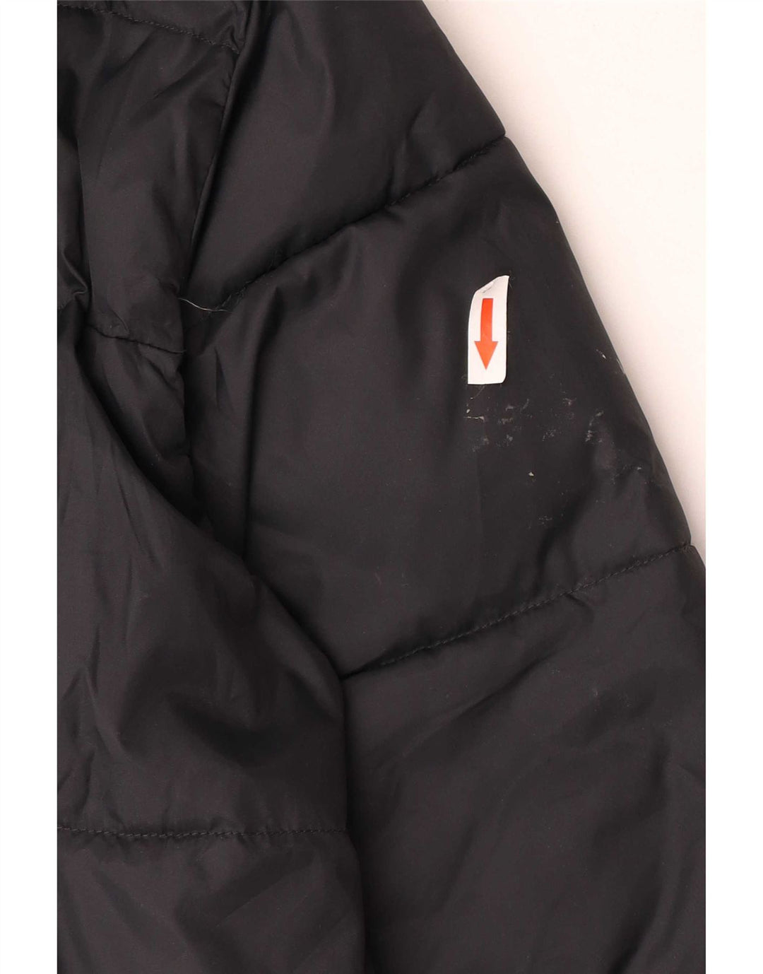 Champion Veste Anorak rembourrée à capuche pour homme UK 40 Large Noir Polyamide