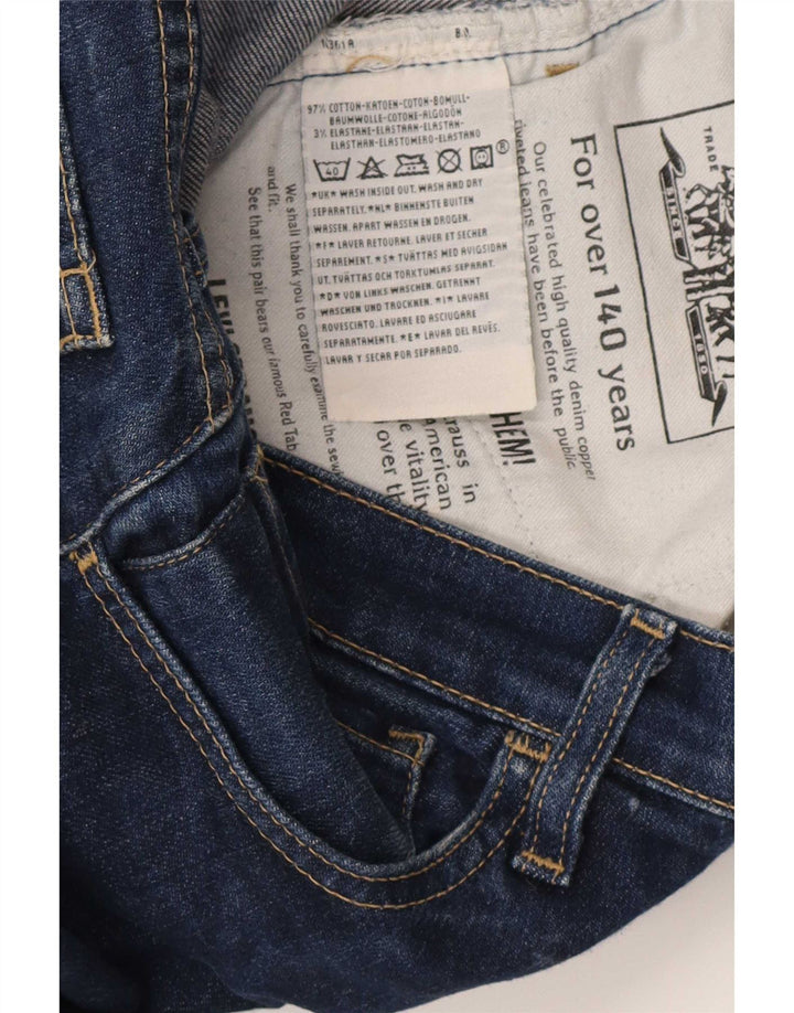 Levi's Jean Slim Femme W28 L34 Bleu Marine Coton