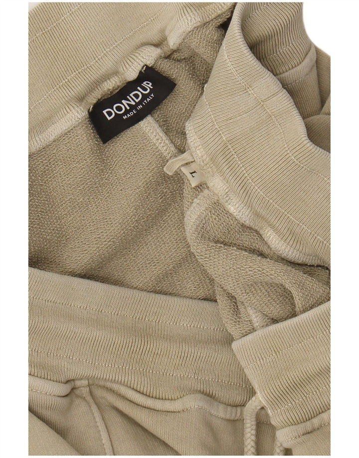 DONDUP Pantalon de Survêtement Homme Joggers Large Beige