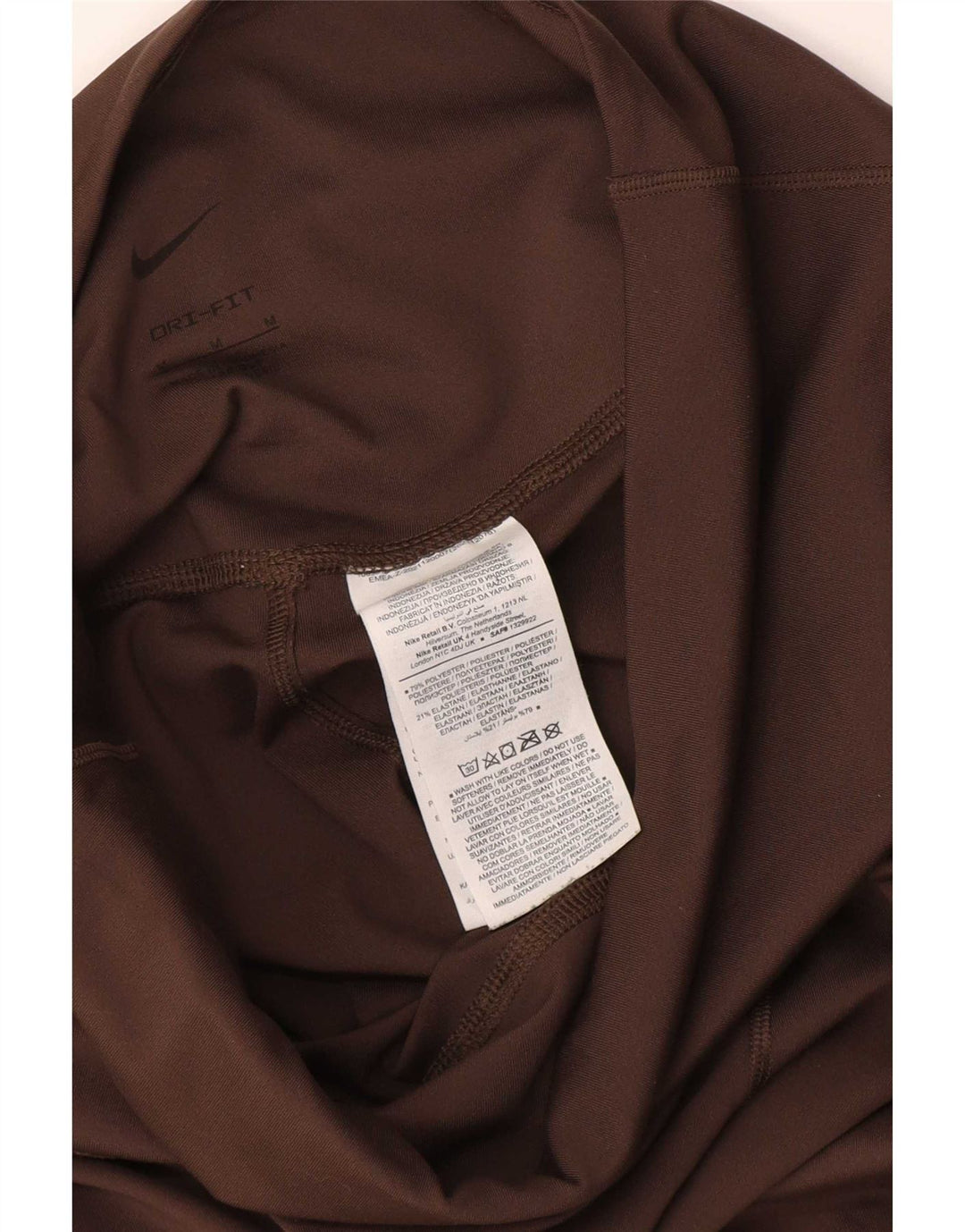 Legging Nike Dri Fit pour femme UK 12 Polyester marron moyen