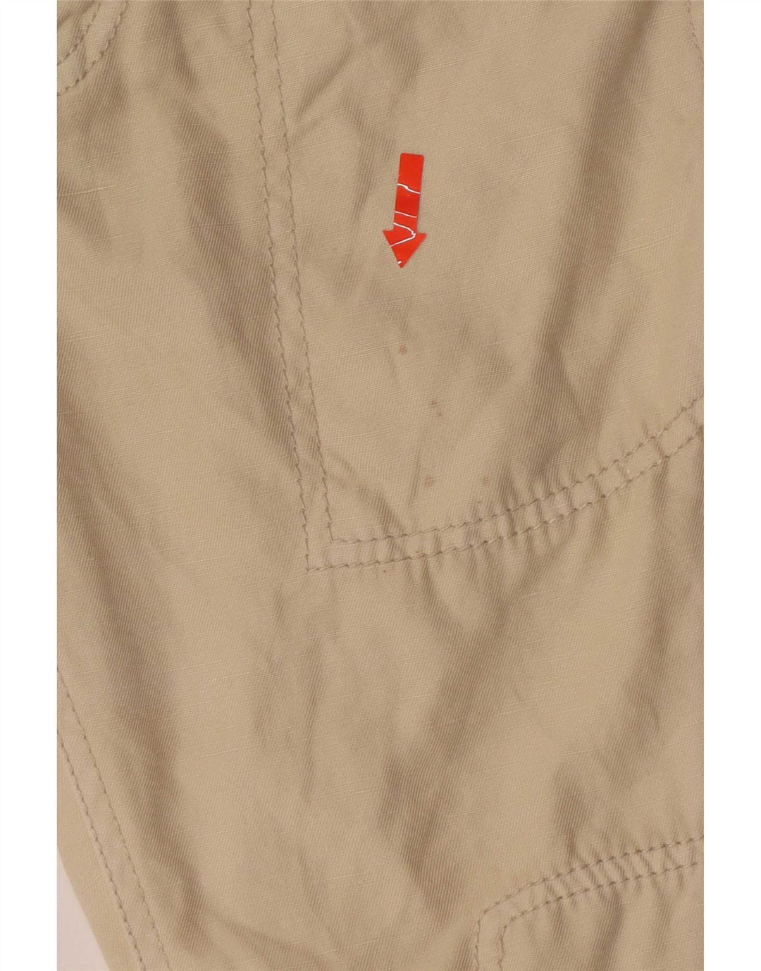 Pantalon Capri Cargo Femme Diesel W31 L21 Coton Beige