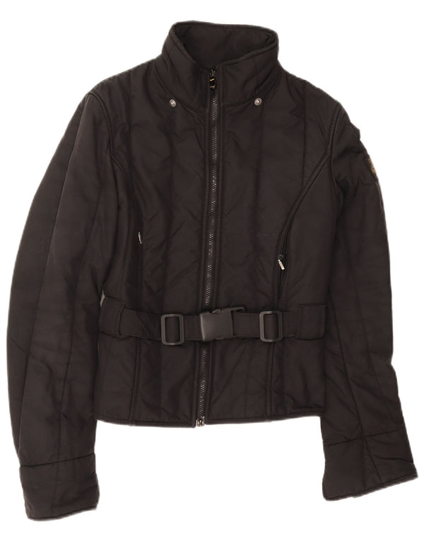 REFRIGIWEAR Veste courte rembourrée pour femme UK 10 Small Noir Polyamide