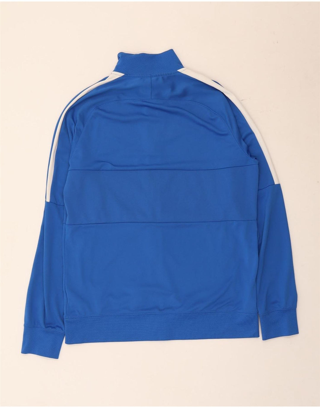 Nike Hommes Dri Fit Survêtement Top Veste Grand Bleu Colorblock Polyester