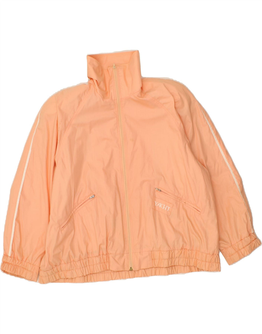 VINTAGE Womens Bomber Jacket UK 20 2XL Orange Vintage Vintage and Second-Hand Vintage from Messina Hembry 