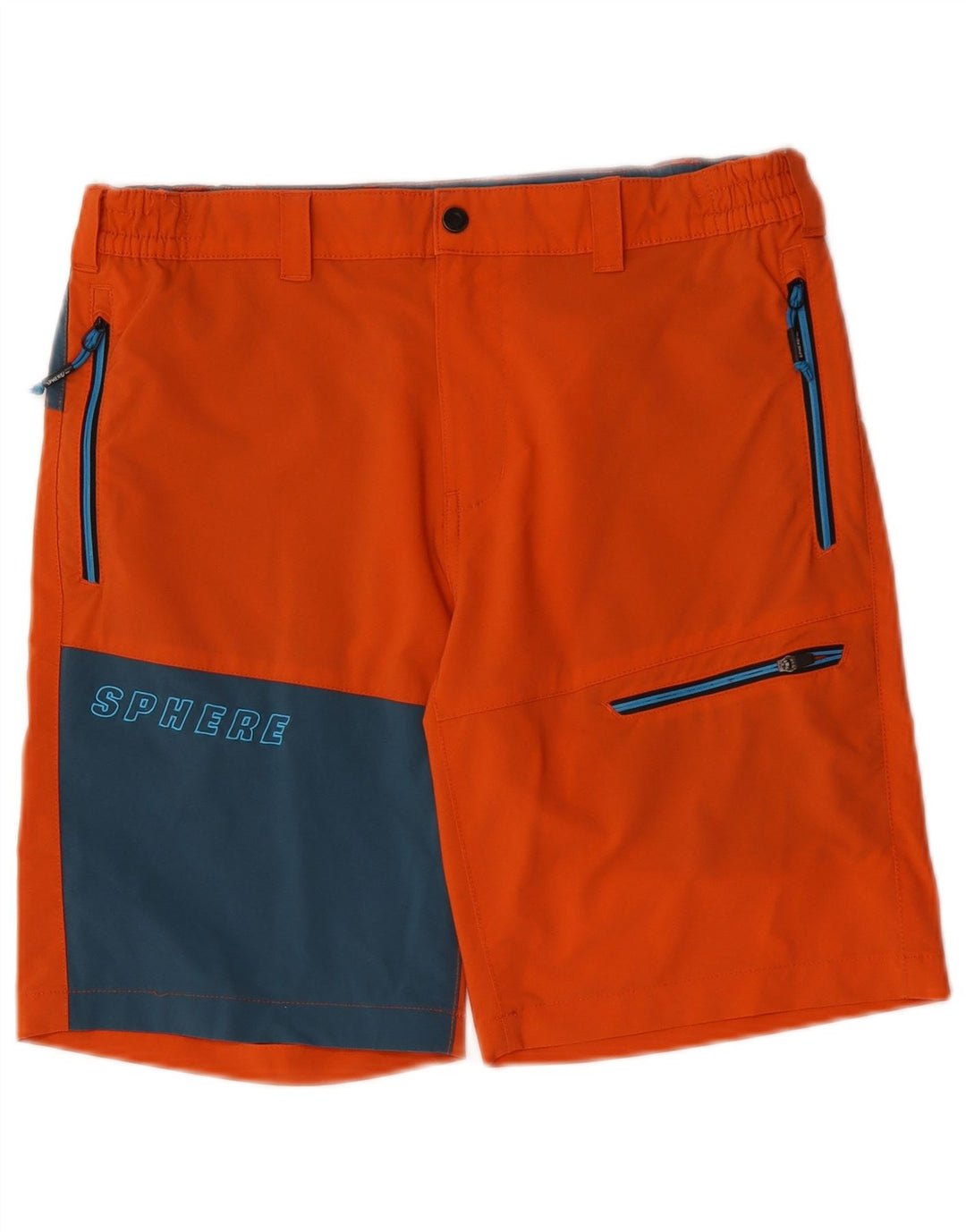 Sphere Pro Short cargo graphique pour homme Medium W34 Orange Colourblock