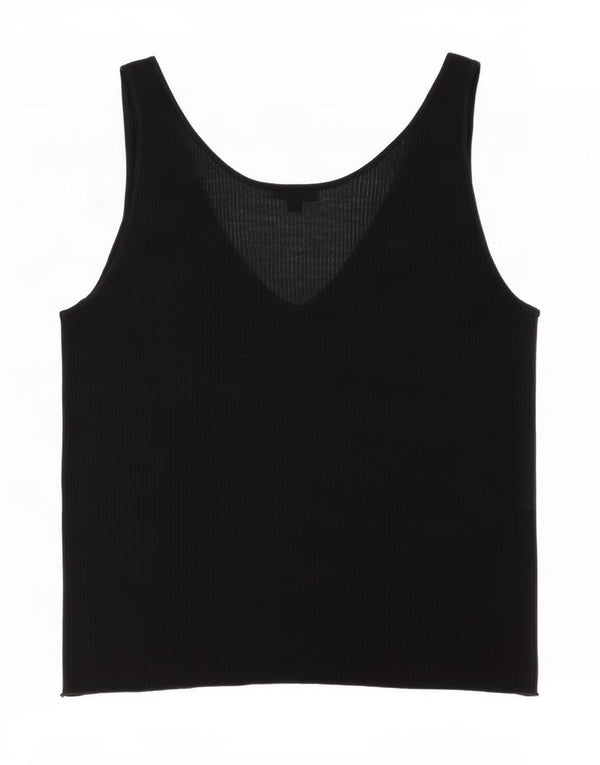 Massimo Dutti Débardeur transparent pour femme UK 18 XL Noir