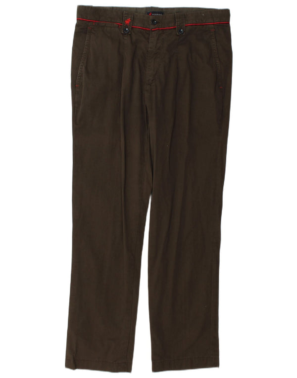 Rodrigo Pantalon Chino Slim Homme IT 50 Large W34 L30 Kaki Coton
