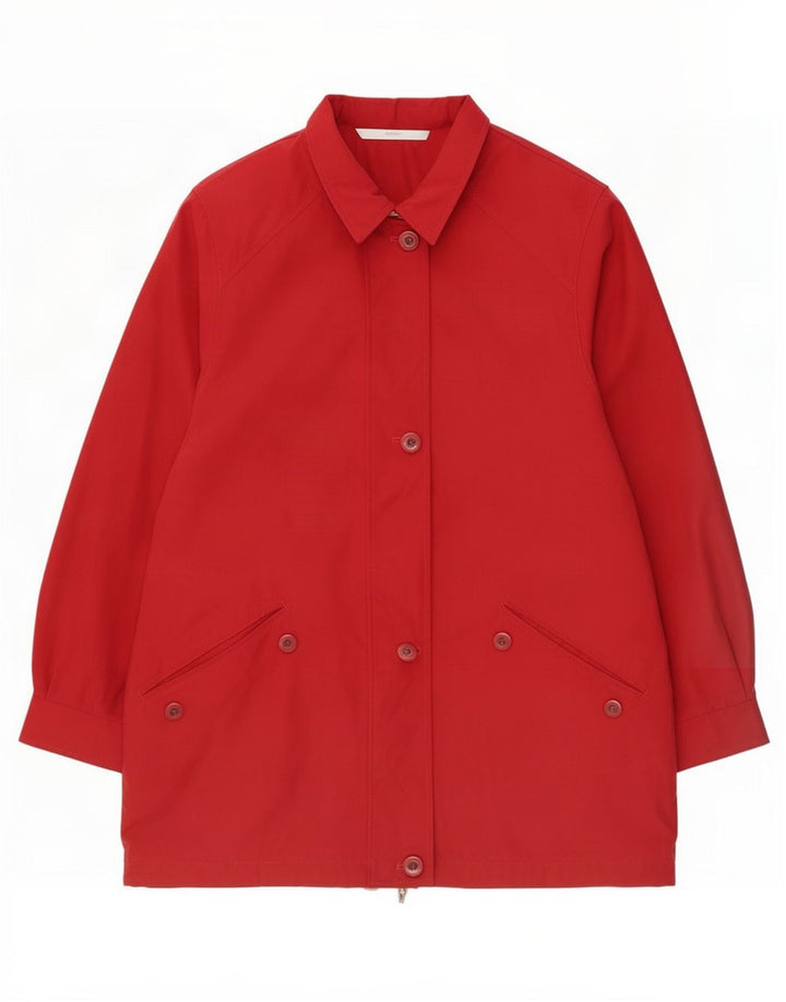 Marks & Spencer Veste St. Michael Parka pour femme UK 16 Large Rouge Polyester
