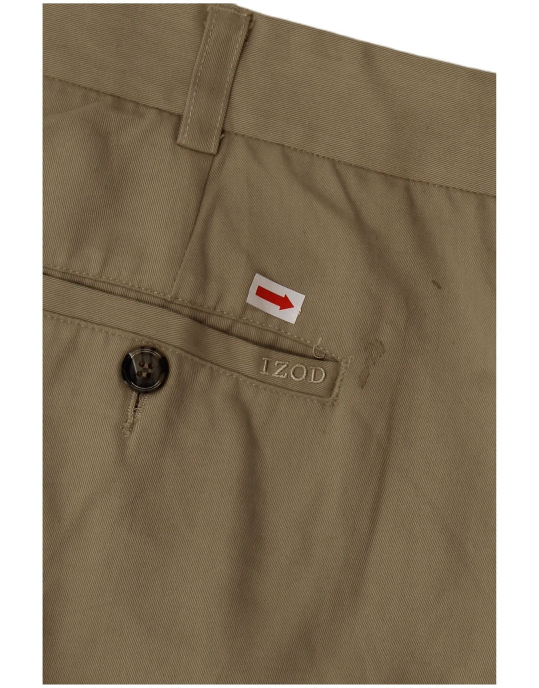 IZOD Short Chino Homme W42 2XL Kaki Polyester