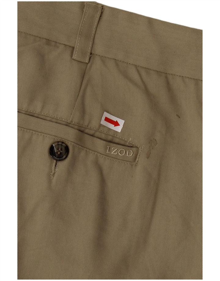 IZOD Short Chino Homme W42 2XL Kaki Polyester